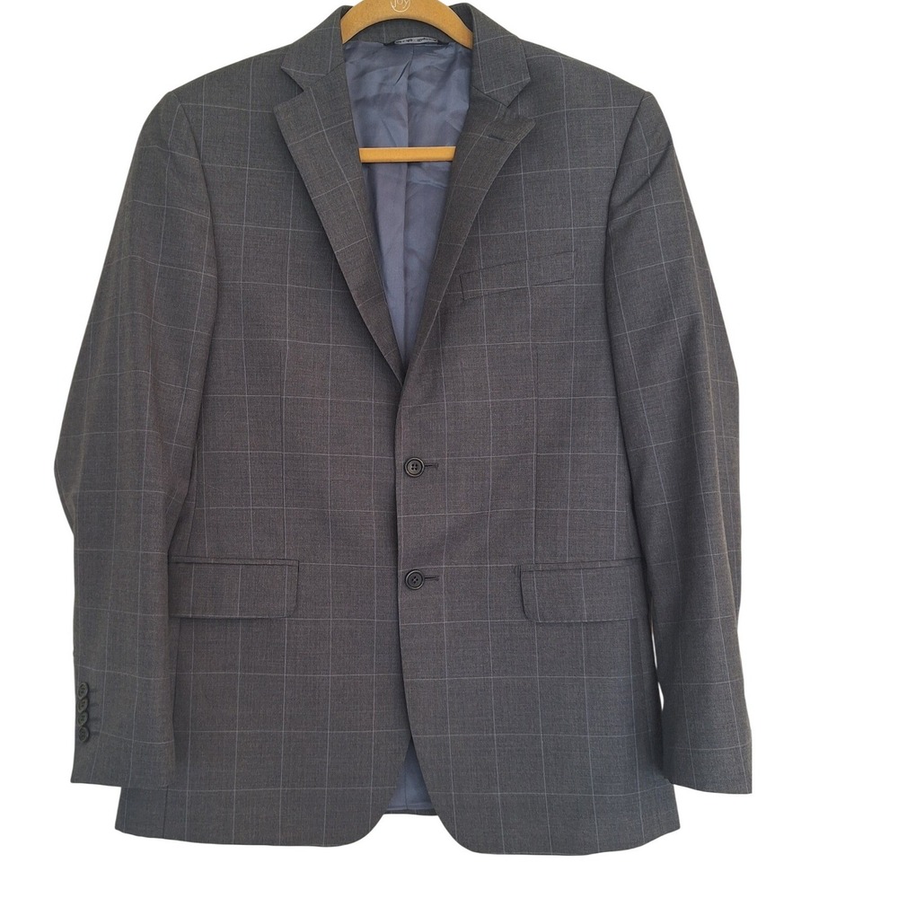 Emernegildo Zegna slim fit gray‎ suit jacket size 40R